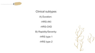Hepatorenal syndrome: The evidence so far | PPTX