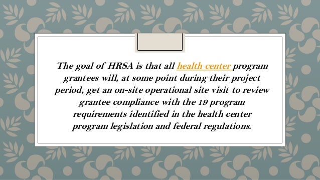 operational site visit guide hrsa