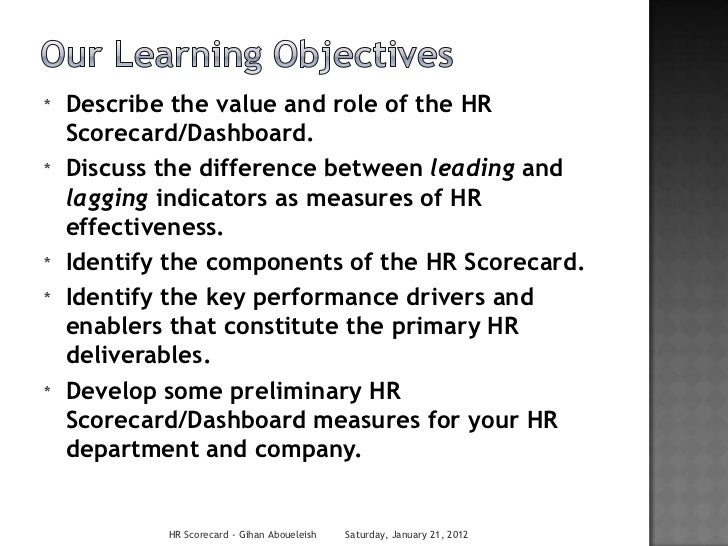 hr balanced scorecard 1 prepared by gihan aboueleish 2