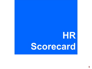5visit: www.exploreHR.org
HR
Scorecard
 