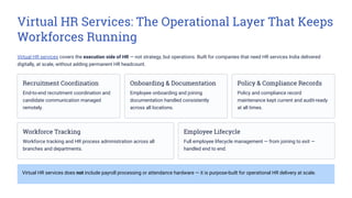 Workforce Layers Scalable Virtual HR Services and Workforce Management in India | PDF