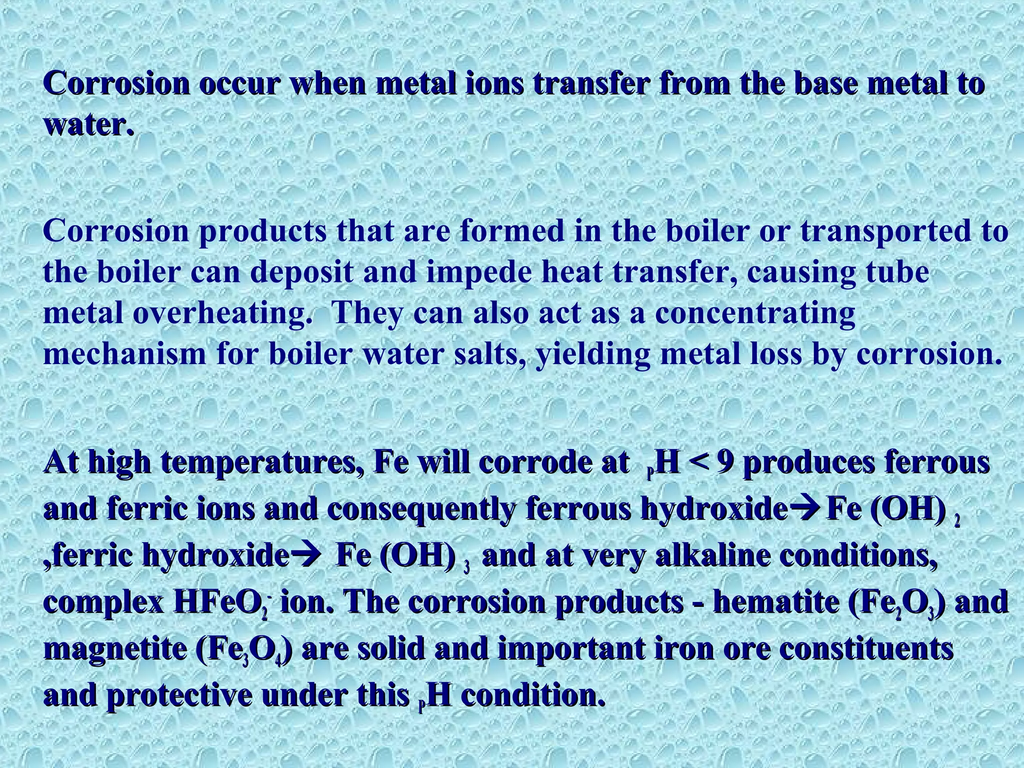 Iron Core Rode HRSG water chemistry & corrosion control | PPT