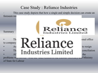 Characteristics of Industrial Relations in INDIA | PPTX