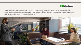 Best HR Software for Startups and Small Business | PPTX