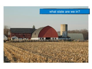 what state are we in?!
 