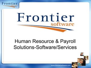 Human Resource & Payroll Solutions-Software/Services 