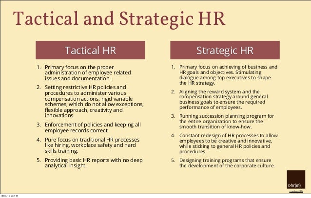 human resources strategy example