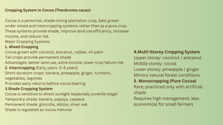 Comprehensive Guide to Cocoa Cultivation and Management Practices | PDF