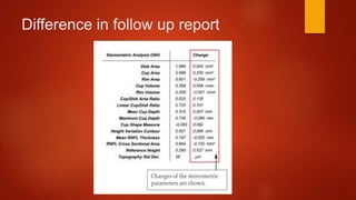 Difference in follow up report
 