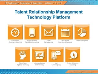 Talent Relationship Management
Technology Platform

 