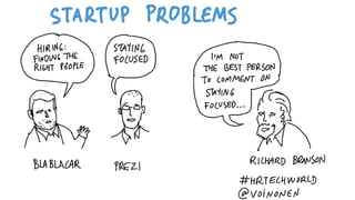 HR Tech World Congess cartoons