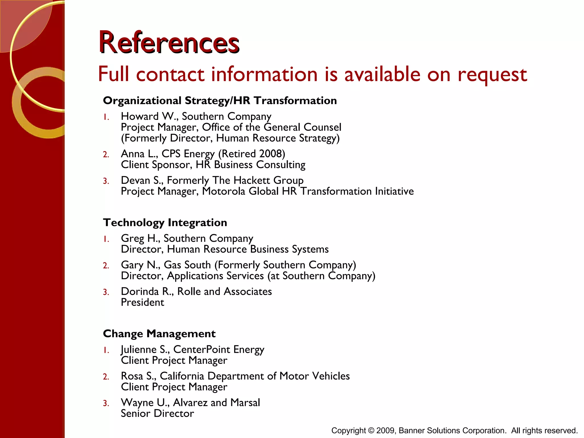 Hr Transformation Overview