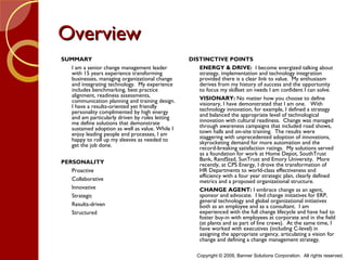 Hr Transformation Overview