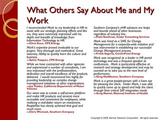 Hr Transformation Overview