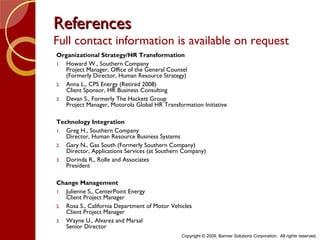 Hr Transformation Overview