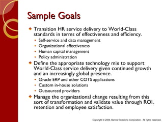 Hr Transformation Overview