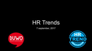 HR Trends
7 september, 2017
 