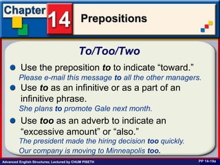 Using To English grammar basics -prepositions.ppt