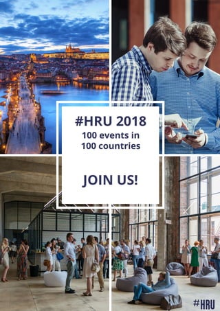 #HRU 2018
100 events in
100 countries
JOIN US!
 