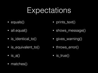 Unit Testing in R with Testthat - HRUG | PDF