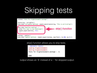 Unit Testing in R with Testthat - HRUG | PDF