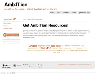 Tuesday, 2 November 2010
 