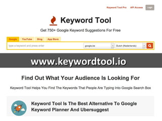 www.keywordtool.iowww.keywordtool.io
 