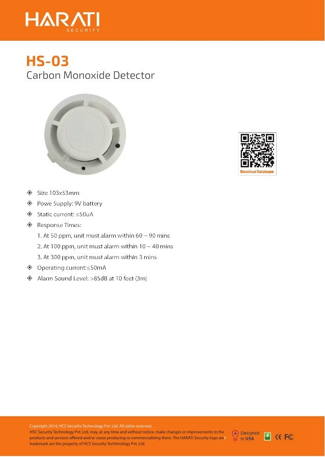 HS03 Carbon Monoxide Detector