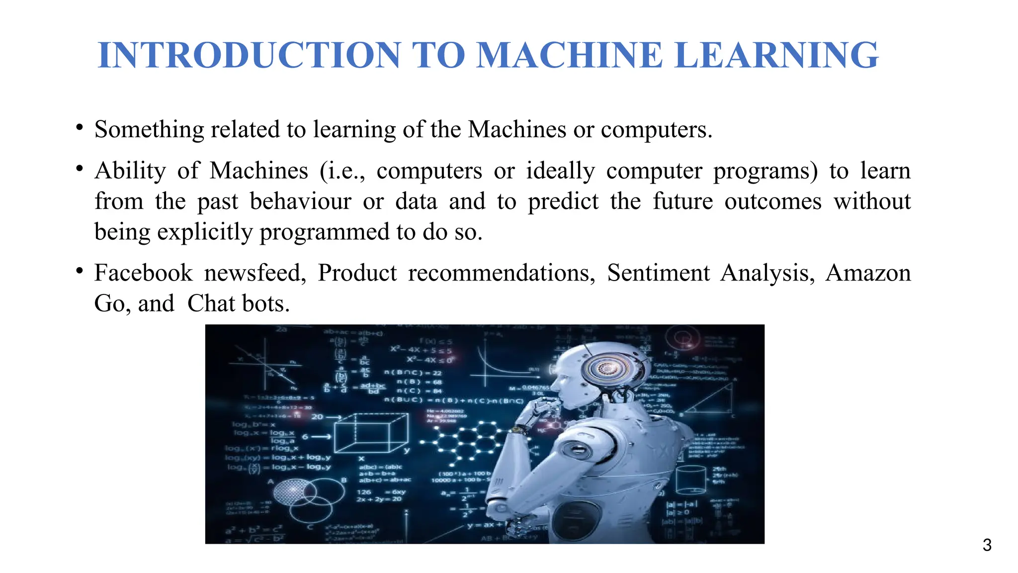 Presentation on Data in Machine Learning.pptx | Internet | Computing