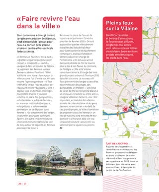 26
E
E
Ruisseau de
Touche-Thébault
Ruisseau de
Pont-Lagot
La Vilaine
(P
Octroi
« Faire revivre l’eau
dans la ville »
Si un...