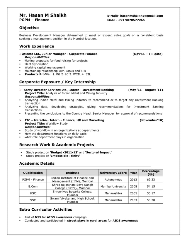 Hs resume PDF - Hs Resume 1 638 