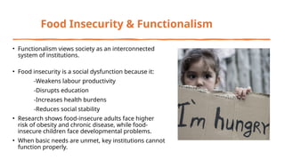 Food Insecurity Complex Problem Food Insecurity as a Contemporary Social Issue | PPTX