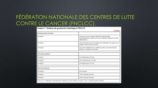 FÉDÉRATION NATIONALE DES CENTRES DE LUTTE 
CONTRE LE CANCER (FNCLCC). 
 