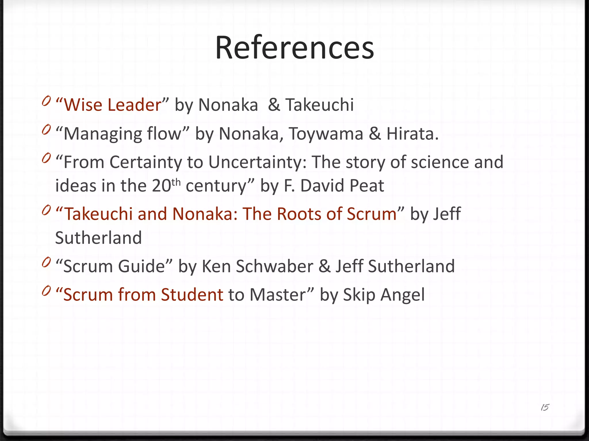 Scrum Master: from thinking to actions