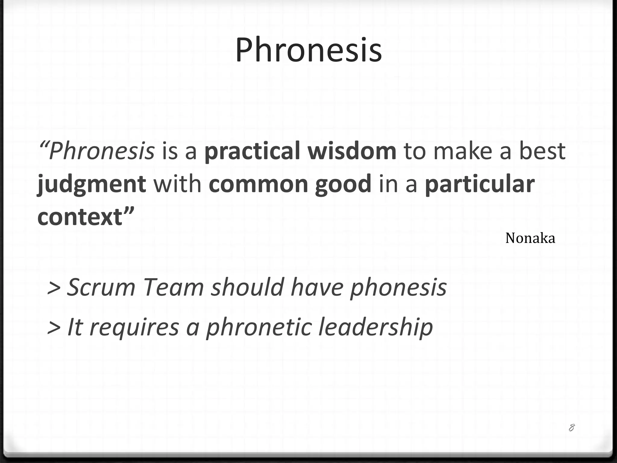 Scrum Master: from thinking to actions