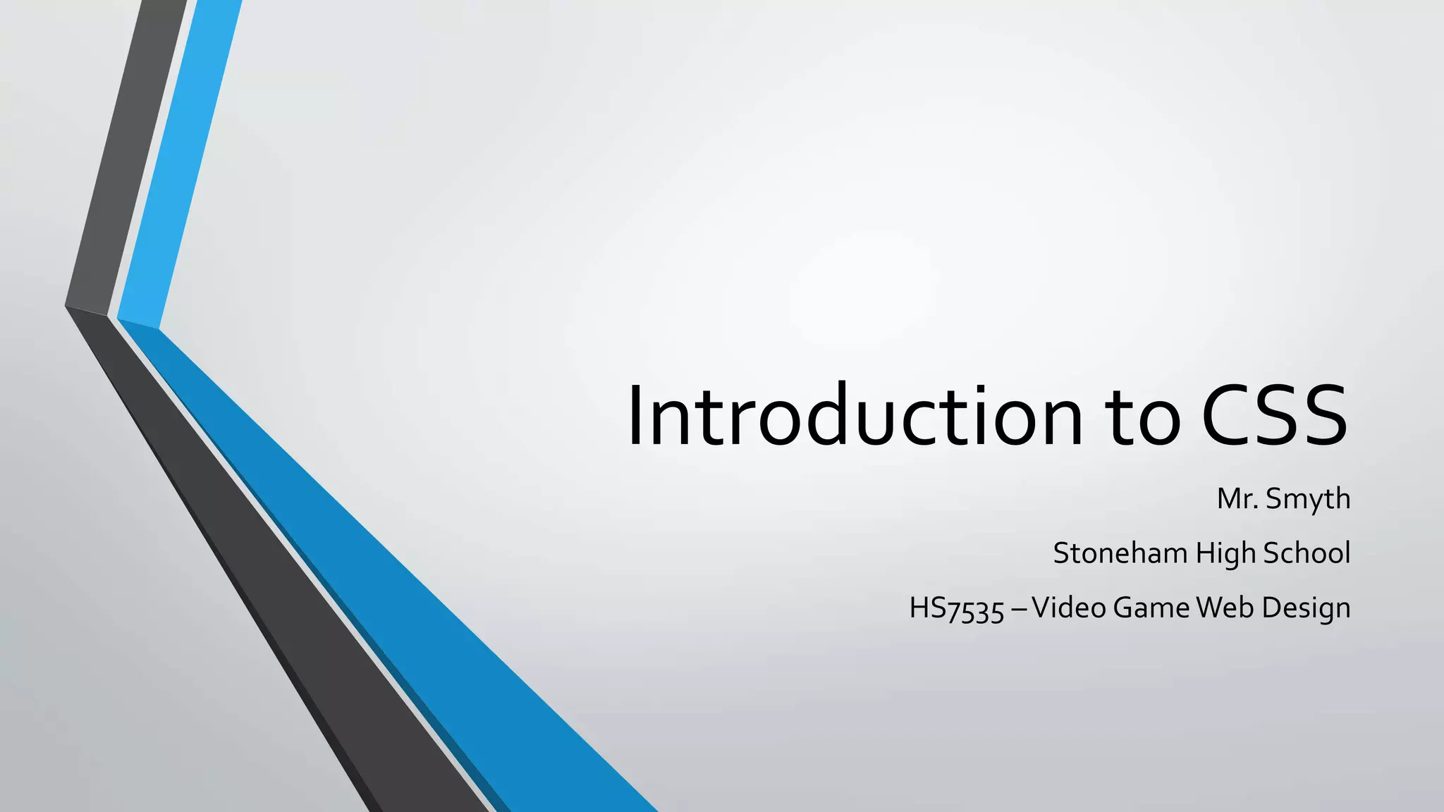 Introduction to CSS | PPT