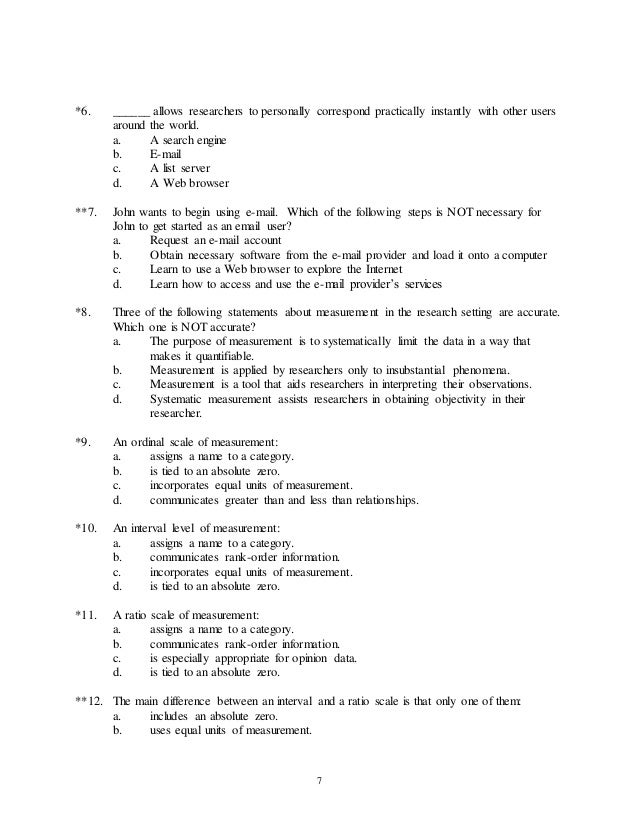 Which Of The Following Statements Is True About Ratio Scales