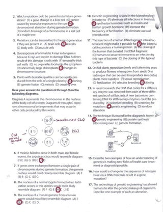 HSA biology key genetic engineering