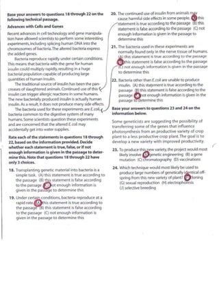 HSA biology key genetic engineering