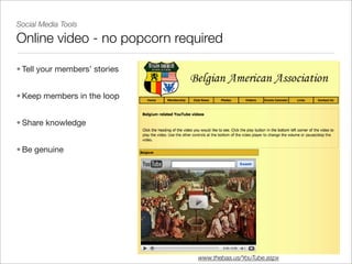 Social Media for Associations - a 2008 update