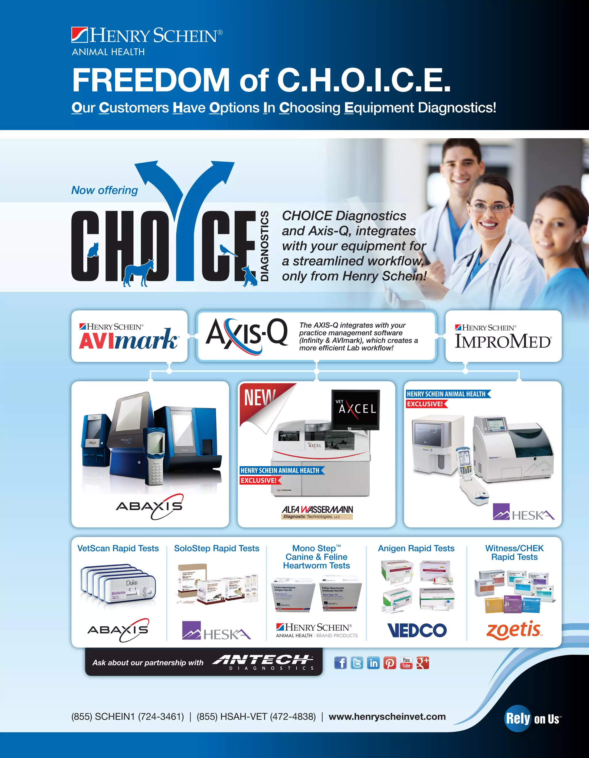 C.H.O.I.C.E. Diagnostics & AxisQ by Henry Schein Animal Health PDF