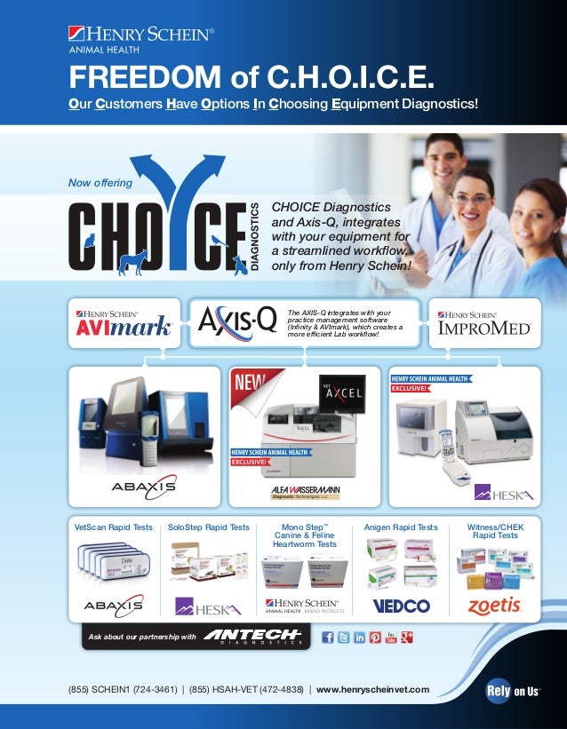 C.H.O.I.C.E. Diagnostics & AxisQ by Henry Schein Animal Health