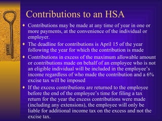 Hsa Contribution Visual Hsa Hra Fsa Powerpoint | PPT