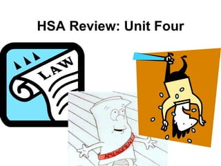 HSA Review: Unit Four 
