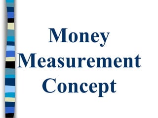 Money
Measurement
Concept
 