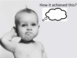 How it achieved this?
 