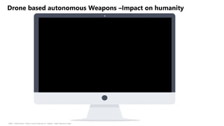 HSBC - DNA Summit - Ethics in Use of Data and AI - Speech - Kalilur Rahman v2.pptx
Drone based autonomous Weapons –Impact on humanity
 