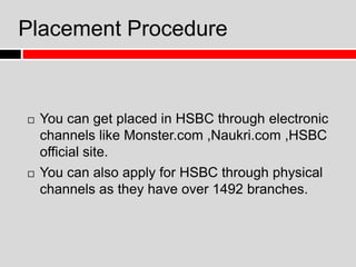 Introduction To HSBC | PPTX
