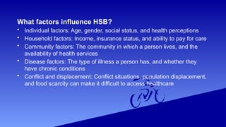 Health Seeking Behaviour Concept Purpose and reasons | PPTX