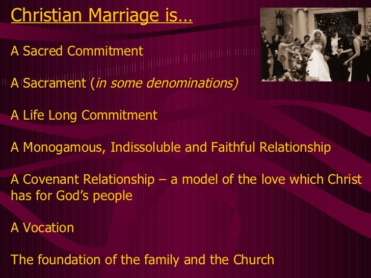 Marriage in the Christian Tradition